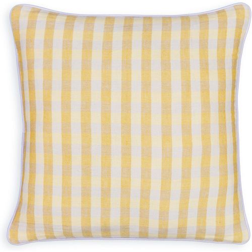 Capucine 45 x 45cm Gingham 100% Cotton Cushion Cover - LA REDOUTE INTERIEURS - Modalova