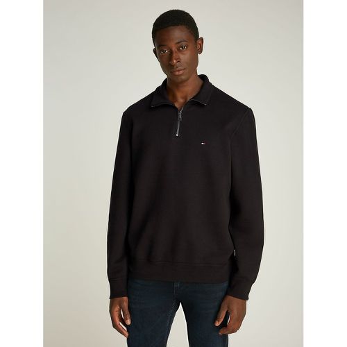 Fleece Half Zip Sweatshirt in Cotton Mix - Tommy Hilfiger - Modalova