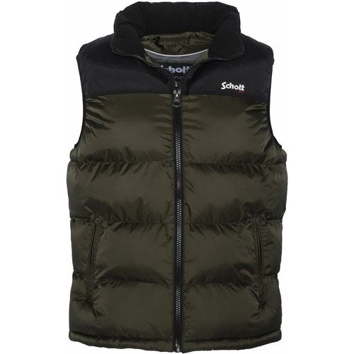 Utah V Two-Tone Padded Gilet - Schott - Modalova