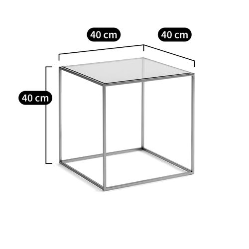 Sybil Side Table with Glass Top - AM.PM - Modalova
