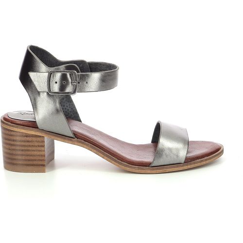 Volou Metallic Leather Sandals - Kickers - Modalova