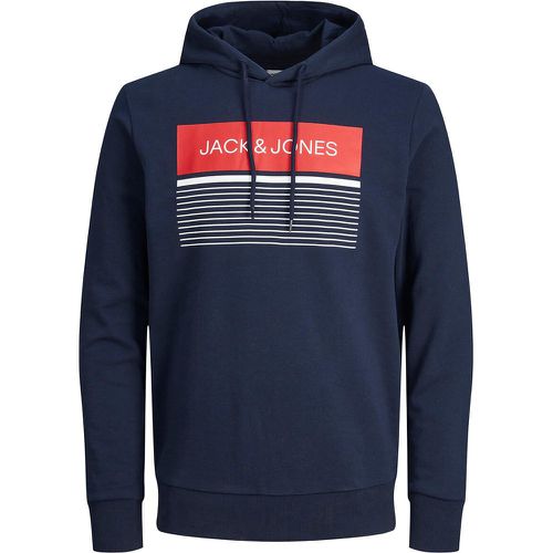 Travis Cotton Mix Hoodie - jack & jones - Modalova