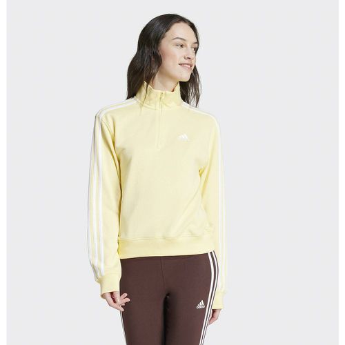 Essentials 3-Stripes 1/4 Zip Sweatshirt in Cotton - ADIDAS SPORTSWEAR - Modalova