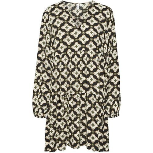 Graphic Print Mini Dress with V-Neck - Vero Moda - Modalova