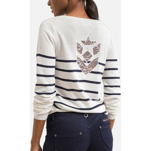 Breton Striped Jumper with Logo on Back - FREEMAN T. PORTER - Modalova