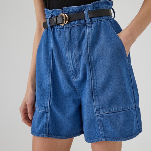 Lightweight Denim Paperbag Shorts - LA REDOUTE COLLECTIONS - Modalova