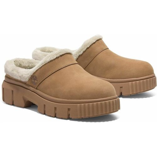 Greyfield Warn Nubuck Clogs with Faux Fur Lining - Timberland - Modalova