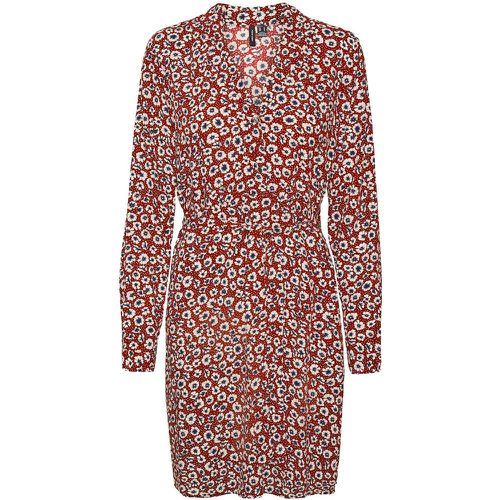 Floral Print Mini Dress - Vero Moda - Modalova