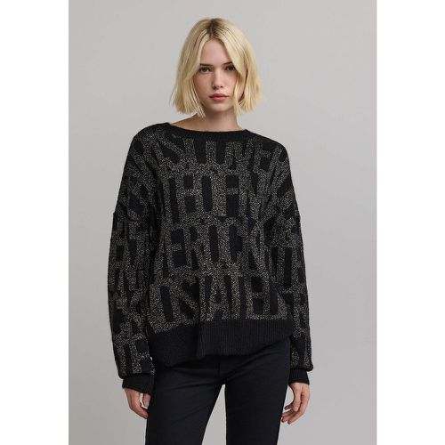 Printed Crew Neck Jumper - IKKS - Modalova