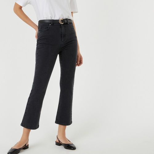 Kick Flare Jeans in Organic Cotton with High Waist, Length 26" - LA REDOUTE COLLECTIONS - Modalova