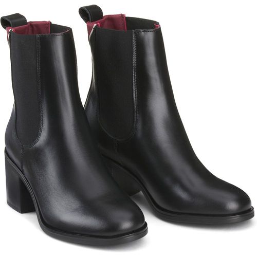 Leather Heeled Ankle Boots - Tommy Hilfiger - Modalova