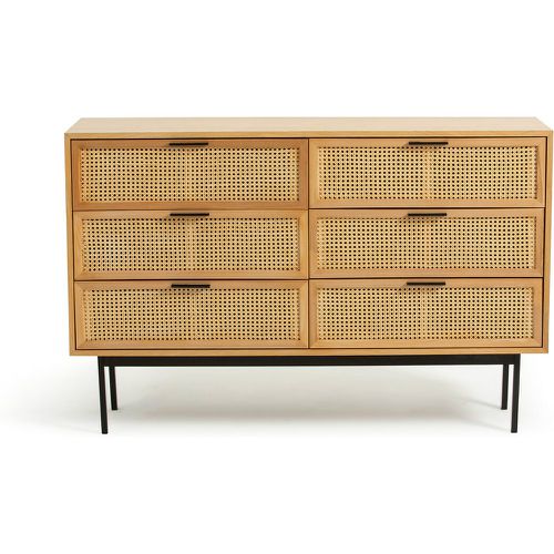 Waska Ash & Rattan Chest of 6 Drawers - LA REDOUTE INTERIEURS - Modalova