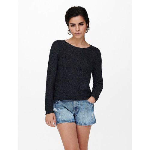 Boat Neck Jumper in Fine Knit - Only - Modalova