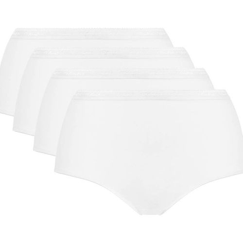 Pack of 4 Midi Knickers in Organic Cotton - Playtex - Modalova