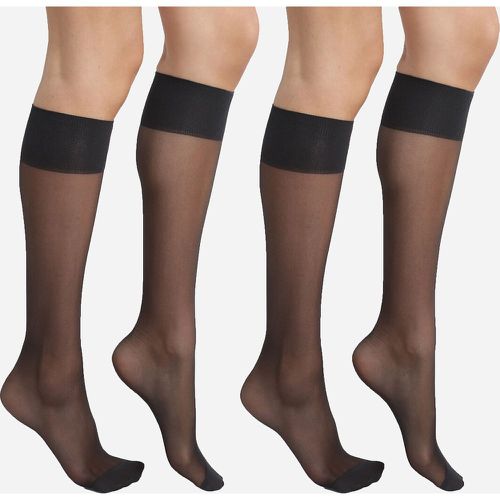 Pack of 2 Pairs of Ultra Resist 20 Denier Knee-Highs - Dim - Modalova