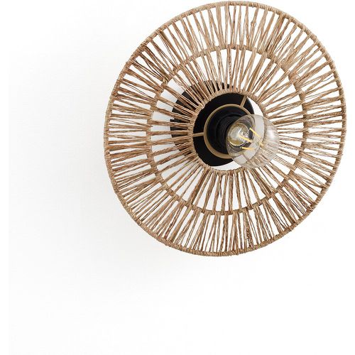 Yaku 30cm Diameter Round Hemp or Woven Paper Wall Light - LA REDOUTE INTERIEURS - Modalova