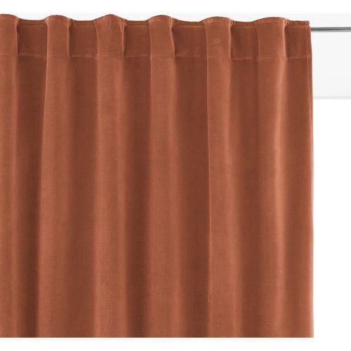 Velvet Single Hidden Tab Curtain - LA REDOUTE INTERIEURS - Modalova