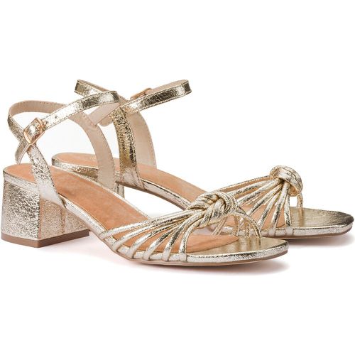 Metallic Block Heel Sandals - LA REDOUTE COLLECTIONS - Modalova