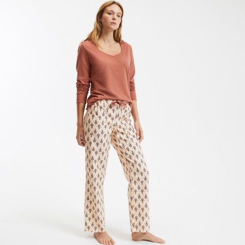 Cotton Long Sleeve Pyjamas - LA REDOUTE COLLECTIONS - Modalova