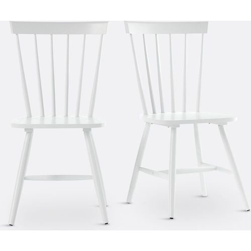 Set of 2 Jimi Solid Wood Spindle-Back Dining Chairs - LA REDOUTE INTERIEURS - Modalova