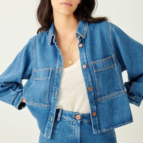 Leone Denim Shirt with Long Sleeves - SESSUN - Modalova