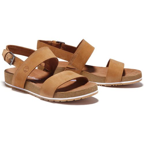 Malibu 2 Band Sandals with Wedge Heel in Leather - Timberland - Modalova