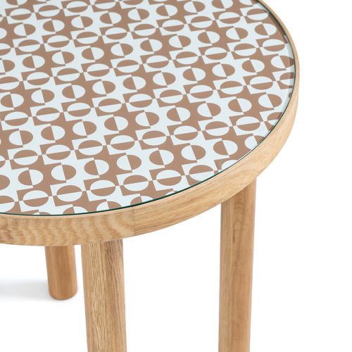 Bogen Wood & Glass Side Table - LA REDOUTE INTERIEURS - Modalova