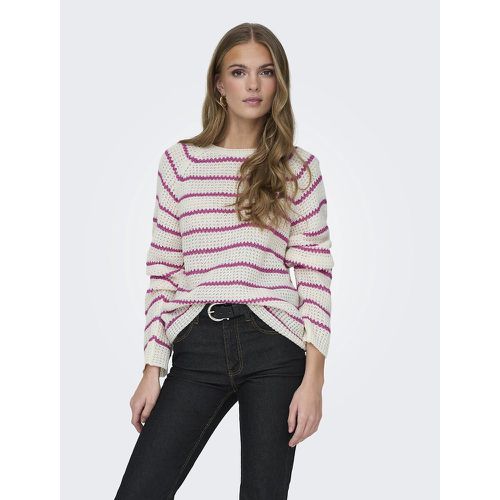 Striped Crew Neck Jumper - JDY - Modalova