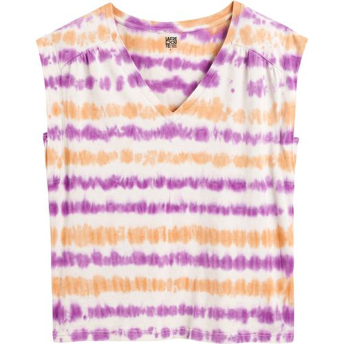 Sleeveless Dye T-Shirt in Cotton - LA REDOUTE COLLECTIONS - Modalova