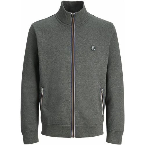 Cotton Mix Track Top with High Neck - jack & jones - Modalova