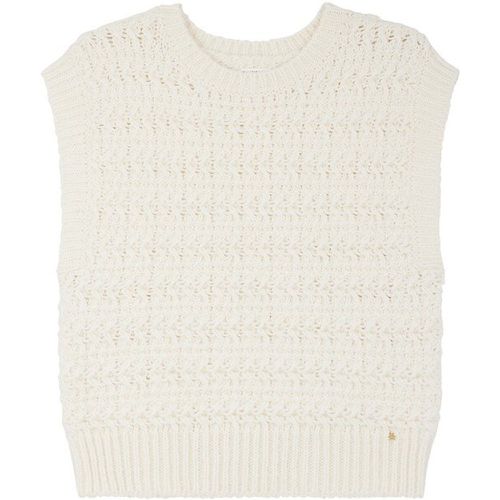 Astrid Cable Knit Vest Top in Wool Mix - Des Petits Hauts - Modalova