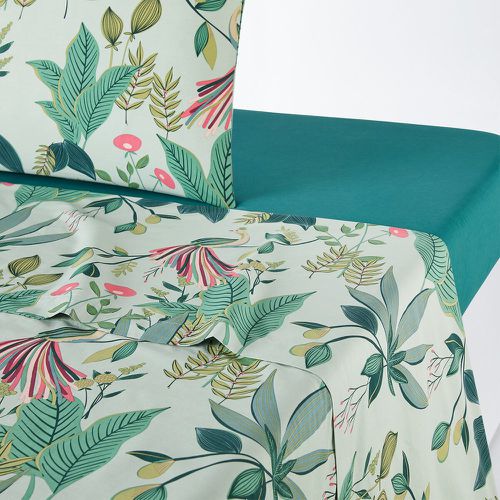 Somerset Floral 100% Cotton Percale 200 Thread Count Flat Sheet - LA REDOUTE INTERIEURS - Modalova