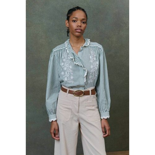 Cora Striped Embroidered Blouse - LOUISE MISHA - Modalova