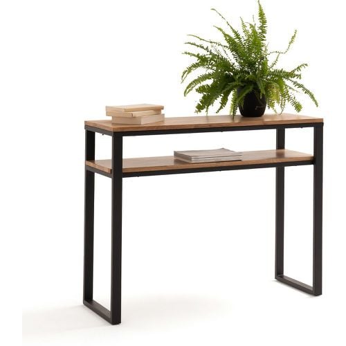 Hiba Two-Level Solid Oak & Metal Console Table - LA REDOUTE INTERIEURS - Modalova