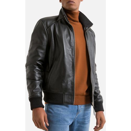 Leather High Neck Jacket - Schott - Modalova