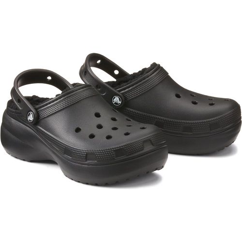 Classic Platform Clogs with Faux Fur Lining - Crocs - Modalova