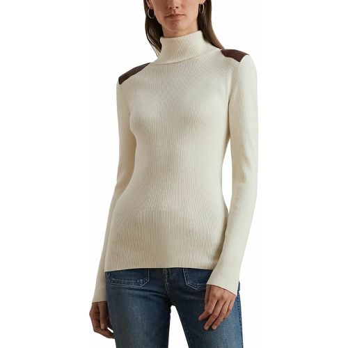 Amanda Turtleneck Jumper in Cotton Mix - Lauren Ralph Lauren - Modalova