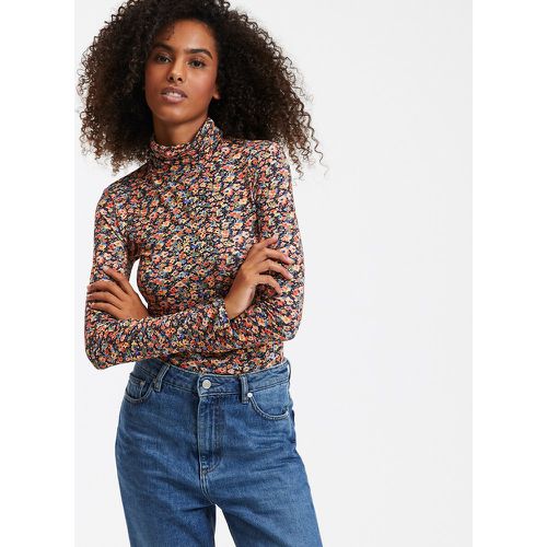 Floral Turtleneck T-Shirt with Long Sleeves - LA REDOUTE COLLECTIONS - Modalova