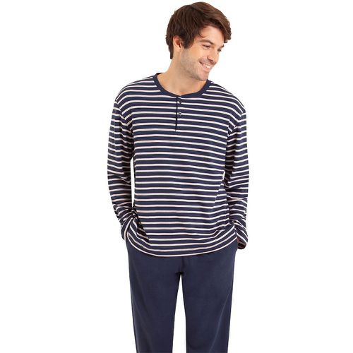 Warm Grandad Collar Pyjamas - Eminence - Modalova