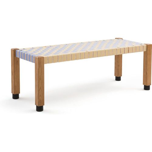 Sanglé-Singlé Solid Oak and Woven Strap Bench - MAMA SHELTER X LA REDOUTE INTERIEURS - Modalova