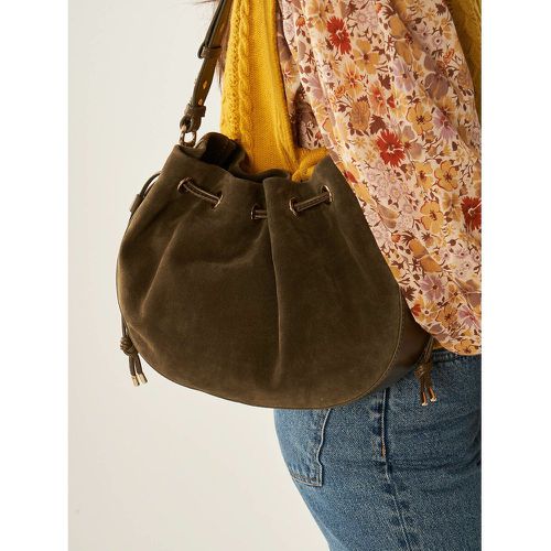 Sauline Suede Bucket Bag - PETITE MENDIGOTE - Modalova