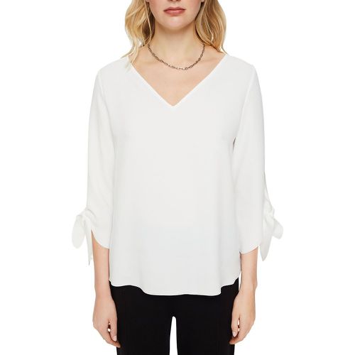 V-Neck Blouse with 3/4 Length Sleeves - Esprit - Modalova