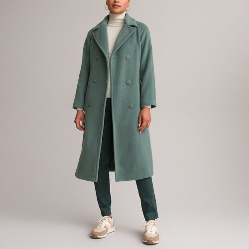 Wool Mix Coat with Button Fastening - Anne weyburn - Modalova