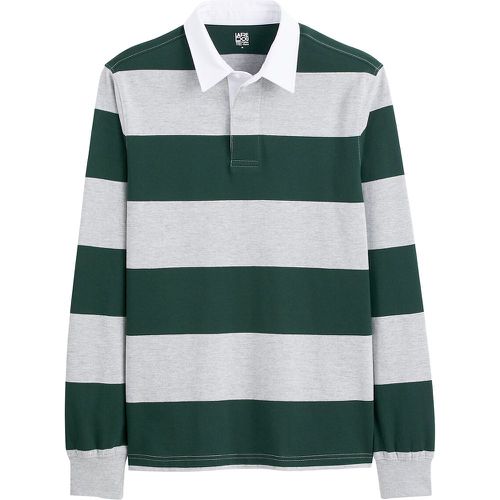 Striped Polo Shirt with Long Sleeves - LA REDOUTE COLLECTIONS - Modalova