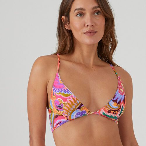 Printed Halterneck Bikini Top - LA REDOUTE COLLECTIONS - Modalova