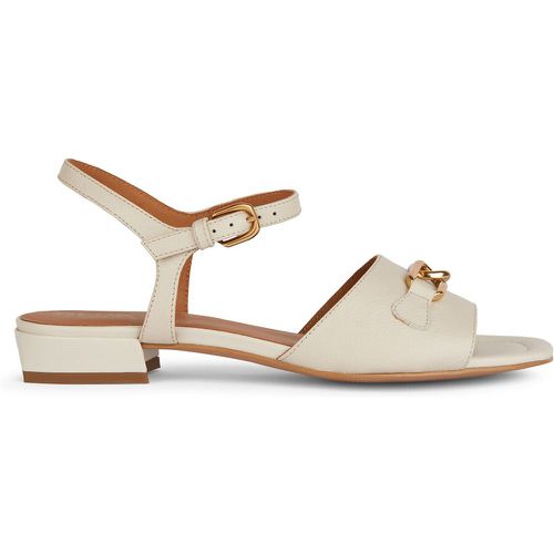 New Eraklia Leather Sandals with Low Heel - Geox - Modalova