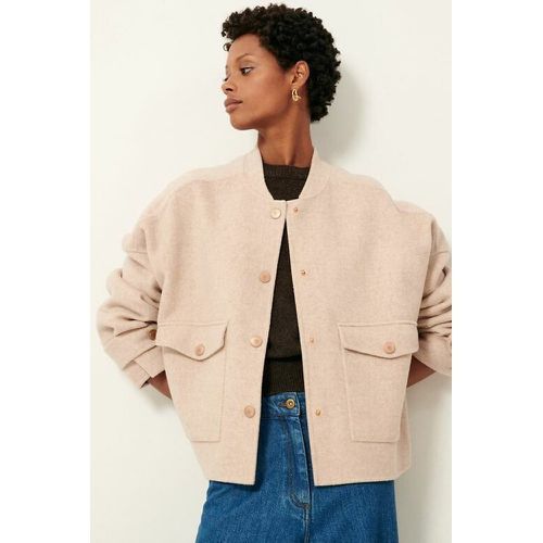 Yalepark Cropped Coat in Wool Mix - SESSUN - Modalova