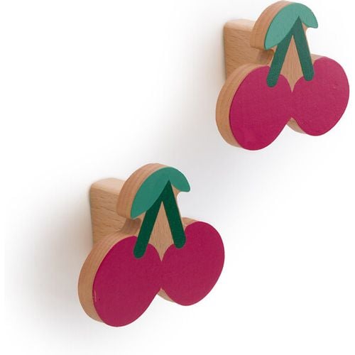 Set of 2 Wooden Cherry Wall Hooks - LA REDOUTE INTERIEURS - Modalova