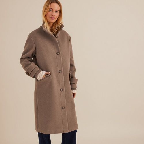 Mid-Length Winter Coat with Button Fastening - Anne weyburn - Modalova