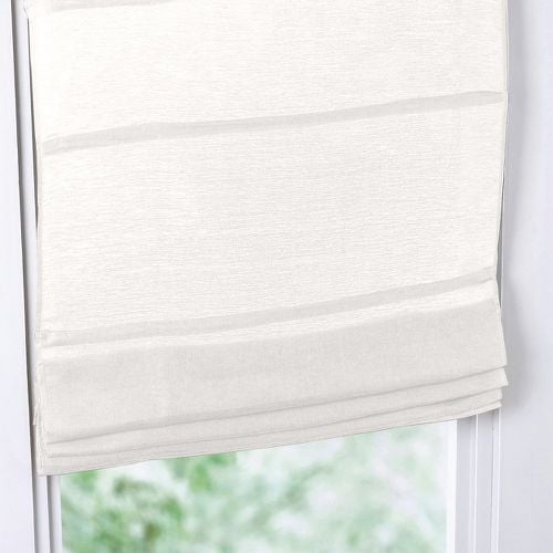 Linen/Cotton Muslin Roman Blind - LA REDOUTE INTERIEURS - Modalova